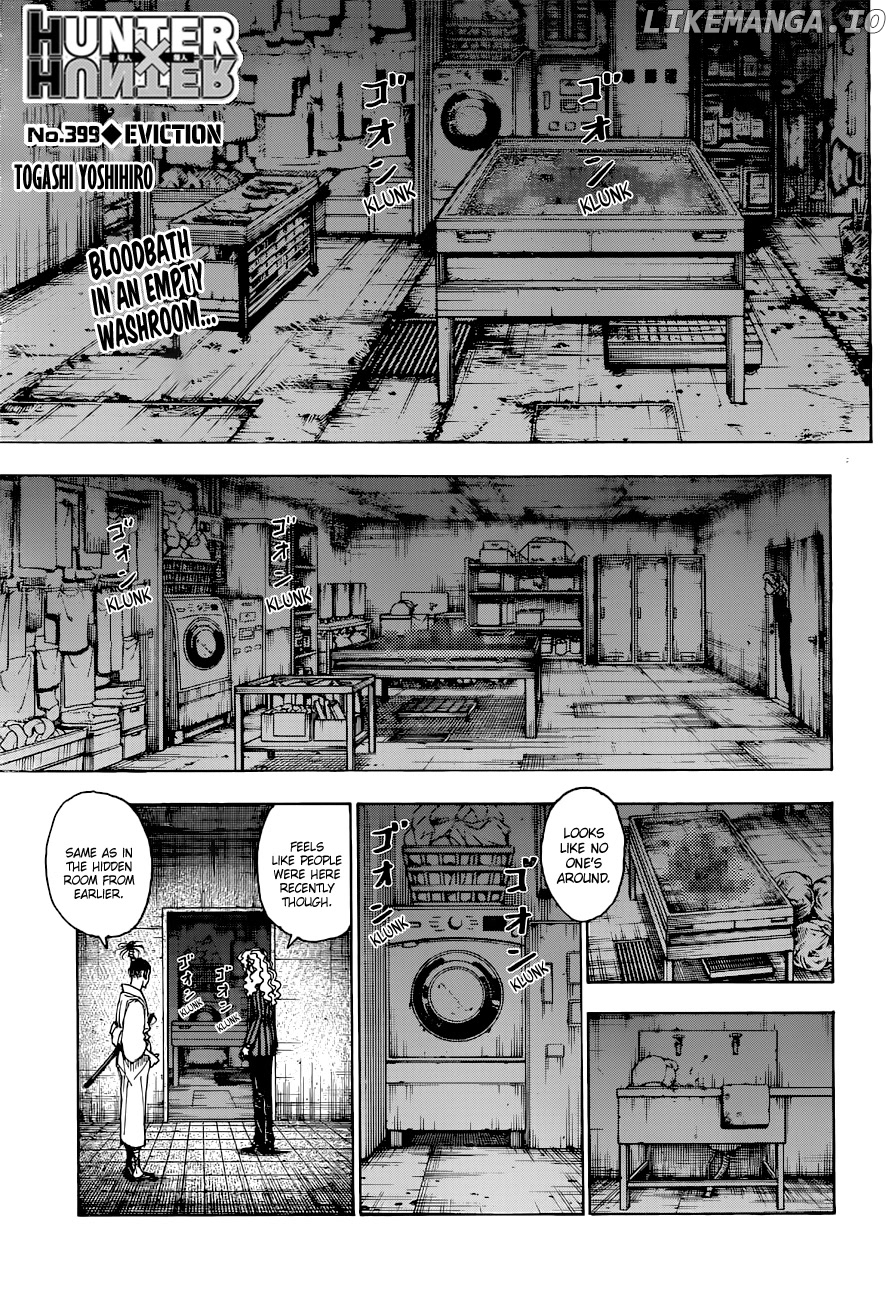 Hunter x Hunter, Chapter 399 image 01